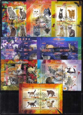 Марки мира мл Кошки 11 шт до 17.03 22.00мск - Марки мира мл Кошки 11 шт-1