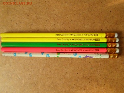 Карандаши с ластиком 5шт до 17.03 22.00мск - Карандаши с ластиком 5шт.JPG