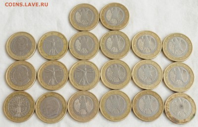 Монеты евро 2, 1 евро и 50, 20 и 10 центов, на 55 евро - Евро_1_2