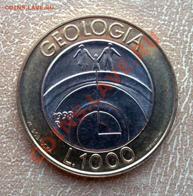 БМ - Сан-Марино 1000лир 1998 Геология до 21.00 07.02 - С-М Геология