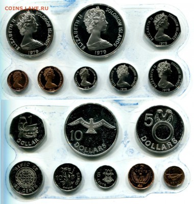 Британское Содружество. Елизавета II. - Solomon 1979 set.