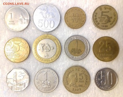 12 иностранных монет без повтора до 22 мар. 22-00 мск - Набор №1 20170316_142801