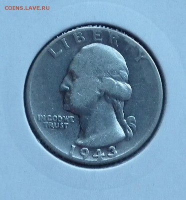 Квотеры 1926, 1943 и 1963 США до 19.03 в 22-00 по МСК - DSCF3433.JPG