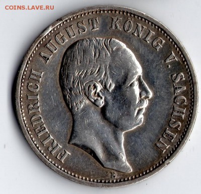 3 марки Саксония 1909г до 19.03.17 в 22-00мск - 3М Саксония 1909 а