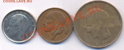 3 монеты Бельгии. До 5.02.11 г. 20-00 МСК. - Бельгия