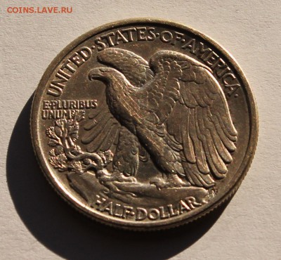 США 50 центов 1943 Шагающая свобода. СЕРЕБРО. - 6