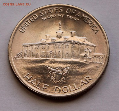 США 50 центов 1982 D Вашингтон. СЕРЕБРО. - 8