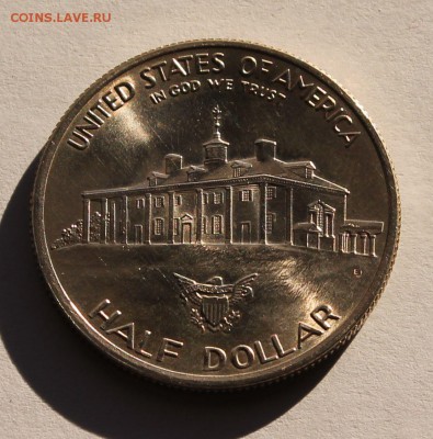 США 50 центов 1982 D Вашингтон. СЕРЕБРО. - 6