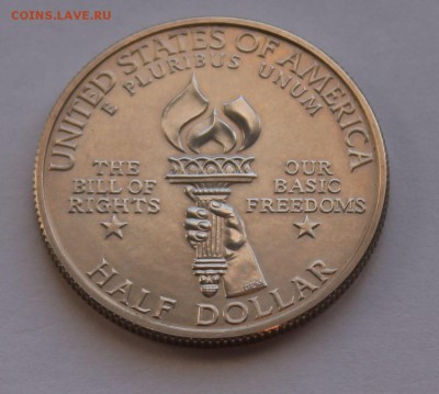 США 50 центов 1993 W Джеймс Мэдисон. СЕРЕБРО. - 8