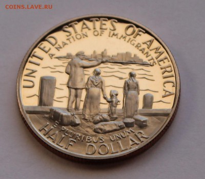 США 50 центов 1986 S Иммигранты. - 12