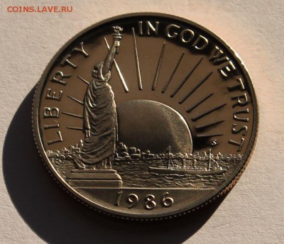 США 50 центов 1986 S Иммигранты. - 3