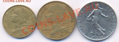 3 монеты Франции. До 5.02.11 г. 20-00 МСК. - Франция