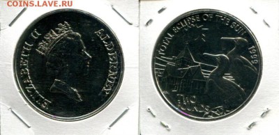 Британское Содружество. Елизавета II. - Alderney 2P 1999 Sun eclipse