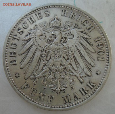 Пруссия 5 марок 1901 г Династия до 24.03.2017 22-00 мск. - DSC06944.JPG