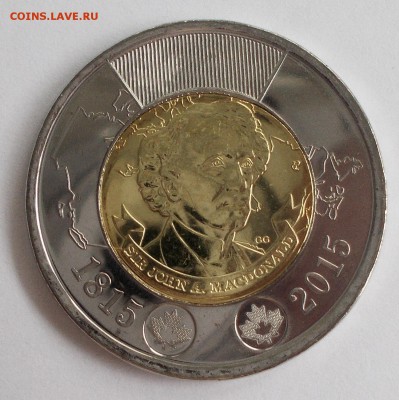 2 $ Канады 2015 Sir John A. Macdonald до 22.03.17 - 13