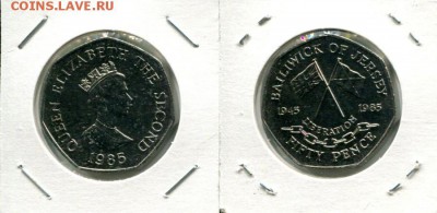 Британское Содружество. Елизавета II. - Jersey 50p 1985 40Liberation