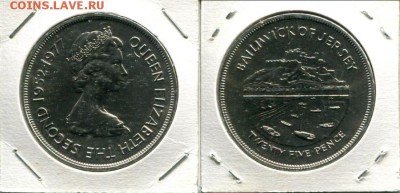 Британское Содружество. Елизавета II. - Jersey 25p 1977 25QEII