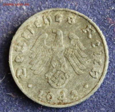С 1 руб. III-й РЕЙХ 5 пфеннигов 1942г."F" ЦИНК до 25.03. - IMG_4970.JPG