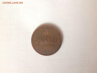 5 ПЕННИ 1908г. - 1