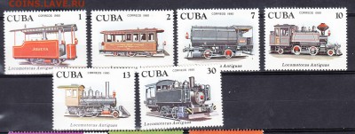Куба 1980 локомотивы - 19б