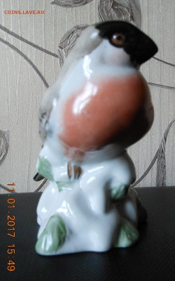 Фигурка фарфоровая "Снегирь". СССР  Чудово. - DSCN8403.JPG