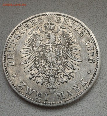 Пруссия, 5 марок 1907, 2 марки 1876 и 1908 - P_20170320_075045_1