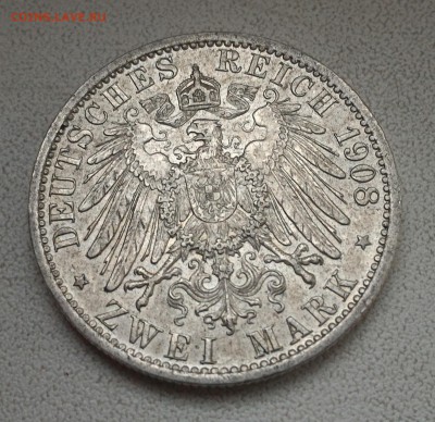 Пруссия, 5 марок 1907, 2 марки 1876 и 1908 - P_20170320_075104_1