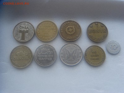 игровые жетоны разных стран, 9 шт. - DSC00696.JPG