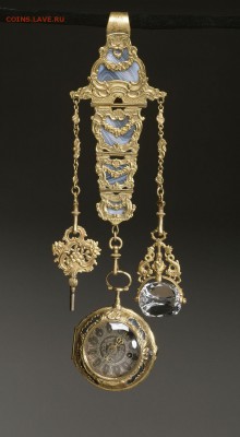 Подвеска с зеленым камнем. Атрибутация. - French_-_Chatelaine_with_Watch_-_Walters_5816