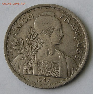 Фр. Индокитай 1 Пиастр 1947 (22.03) - P1012384.JPG