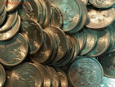 1 рубль 2010г. СПМД 100шт.   До 26.03.17  22.00 - 2
