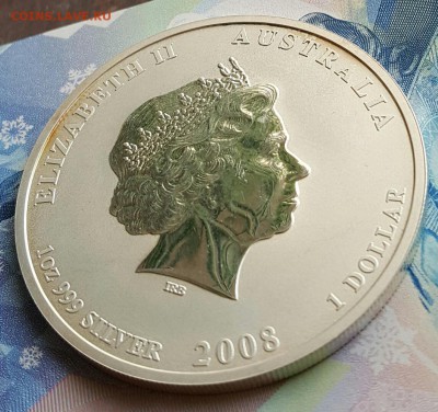 1 $ 2008. Австралия. Год Мыши.999. 1 оz. До 24.03.2017 в 22. - 20170321_095751
