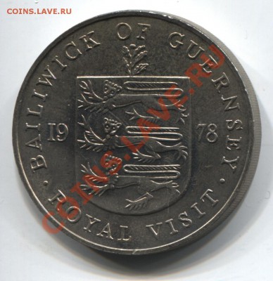 Гернси 25 пенсов 1978 Корол.визит до 07.02.11 в 22.00мск - Guernsey1978