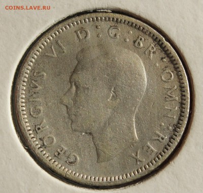 С 1 руб. БРИТАНИЯ 6 пенсов 1940г.ГЕОРГ-VI до 27.3 в 22-00 - IMG_5138.JPG