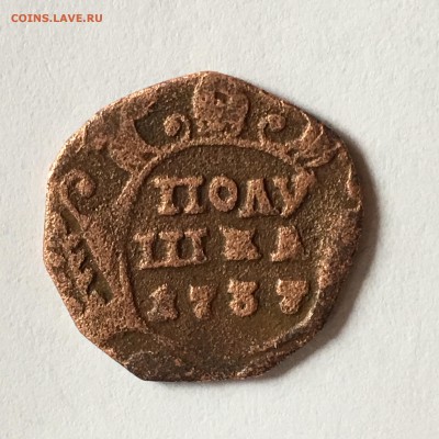 Оценка 2 копейки 1821 и полушка 1737 - IMG_7409.JPG