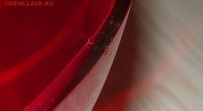 Ваза фруктовница Красное стекло Высота 16 см 27.03.17 г. - 830.JPG