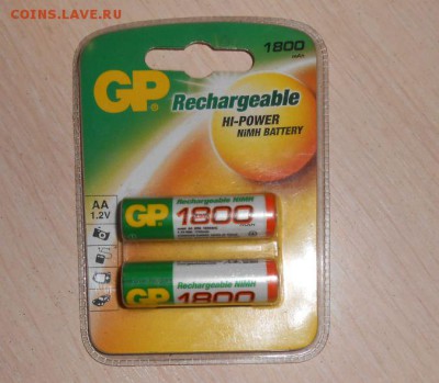 Пальчиковые аккумуляторы GP 1800mAh AA 1,2V 2 штуки 27.03.17 - 751.JPG