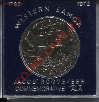 Самоа 1$ 1972 250 лет открытия Самоа до 07.02.11 в 22.00мск - samoa