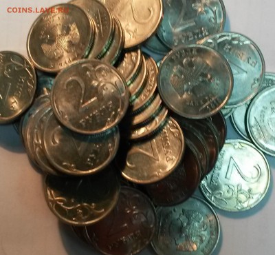 2 рубля 2010г. СПМД 40шт.   До 26.03.17  22.00 - 1