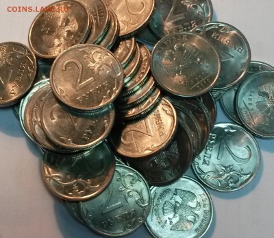 2 рубля 2010г. СПМД 40шт.   До 26.03.17  22.00 - 2