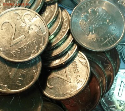 2 рубля 2010г. СПМД 40шт.   До 26.03.17  22.00 - 3