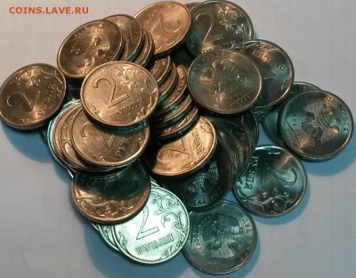 2 рубля 2010г. СПМД 40шт.   До 26.03.17  22.00 - 4