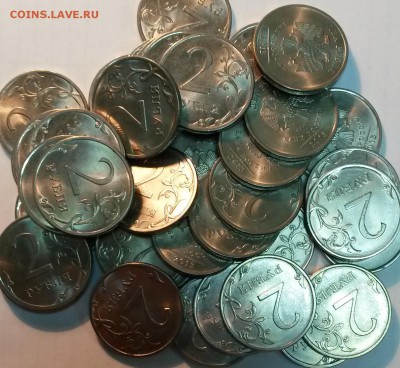 2 рубля 2013г. СПМД 40шт.   До 27.03.17  22.00 - 2