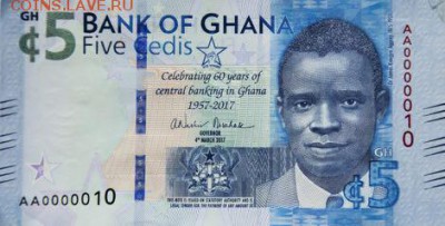 Новости 2017 года, пополняемая - ghana_bog_5_cedis_2017.03.04_b153a_pnl_aa_0000010_f