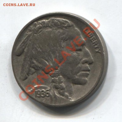 США 5 центов 1936 Бизон до 07.02.11 в 22.00мск - USA5c1936