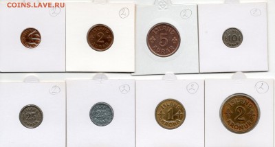 Набор Исландия 8 монет 1923-42 до 23.03.17 в 22.00 М - img249