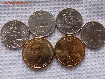 3шт доллар,3 квотера в блеске-оценка. - RSCN5393.JPG