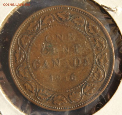С 1 руб. КАНАДА 1 большой цент 1916г. ГЕОРГ-VI  до 28.03. - IMG_5183.JPG