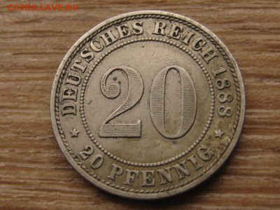 Германия 20 пфеннингов 1888 А до 24.03.17 в 22.00 М - IMG_5200.JPG