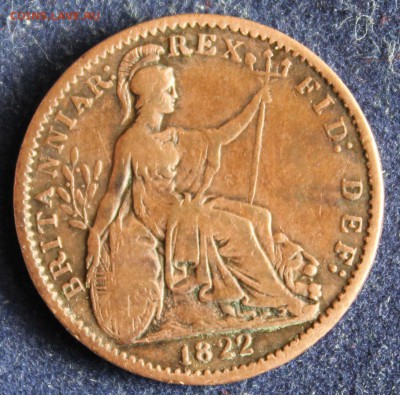 С 1 руб. БРИТАНИЯ фартинг  1822г. ГЕОРГ-IIII  до 28.03. в 22 - IMG_5197.JPG